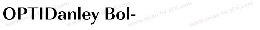 OPTIDanley Bol字体转换